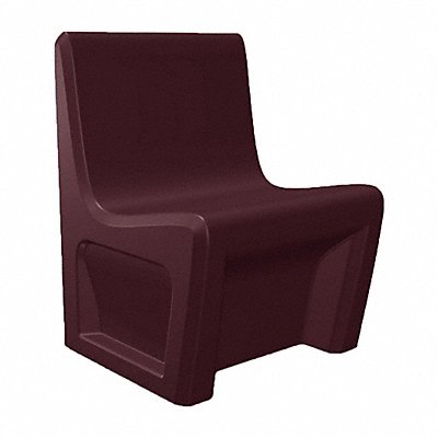 CORTECH 116484BY Armless Chair Floor Mount Burgundy