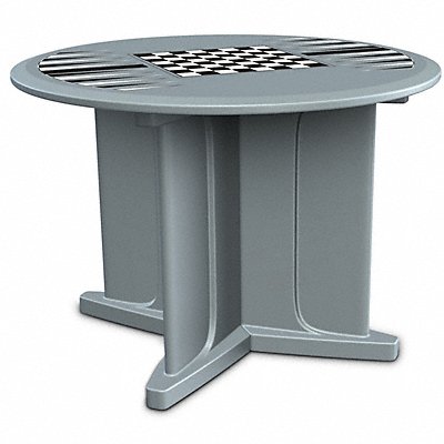 CORTECH 66751BGGT Table 48 Round Blue Grey Game Top
