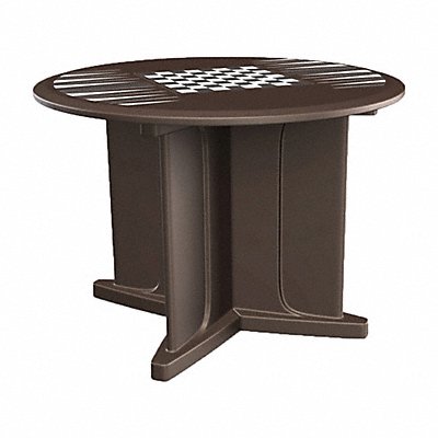 CORTECH 66751BNGT Endurance Table 48 Round Brown Game Top
