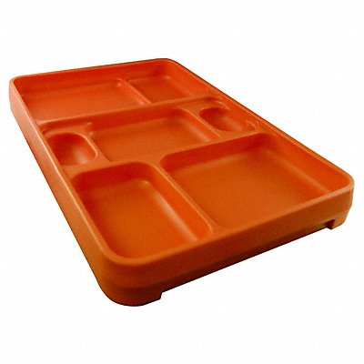 ROCK 2000O Rock Tray 14 1/4 in L Orange PK10