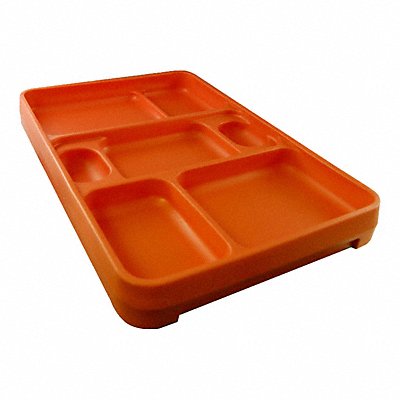 ROCK 2500O Rock Tray 14 1/4 in L Orange PK10