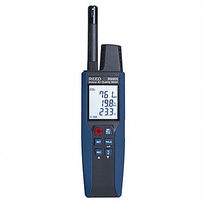 REED INSTRUMENTS R9905 Indoor Air Meter -4 F to 140 F LCD