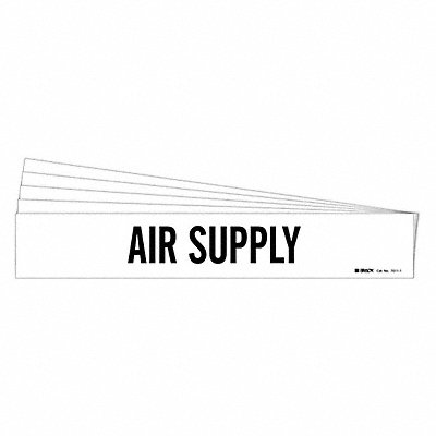 BRADY 70111PK Pipe Marker Adhesive 2-1/4 H 14 W PK5