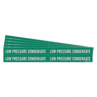 BRADY 73864PK Pipe Marker Adhesive 1-1/8 H 7 W PK5