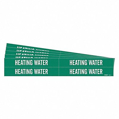 BRADY 73644PK Pipe Marker Adhesive 1-1/8 H 7 W PK5