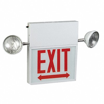 BIG BEAM LS2ECXL1RWW Exit Sign LED Red Letter Color 1 Face