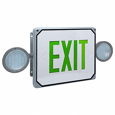 BIG BEAM LS2E4XL1GW Exit Sign LED Green Letter Color 1 Face
