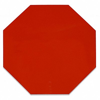 MIGHTY LINE OCT10R Floor Tape Red 9.5inx9.5in Octagon PK20