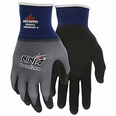 MCR SAFETY N96051XL Gloves Grey XL PK12