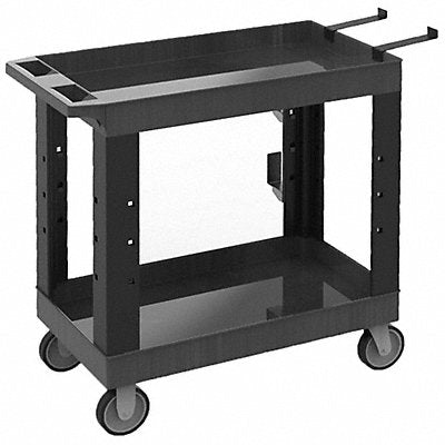 LUXOR EC11NDUSTB Utility Cart w/Shelves 600lb.