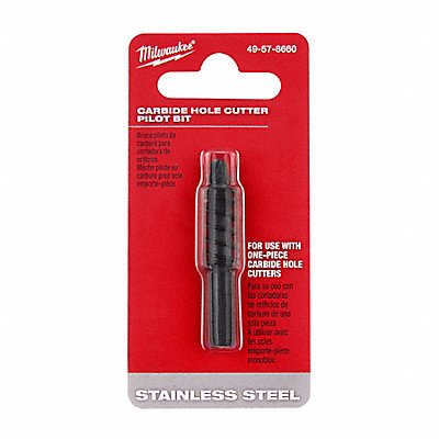 MILWAUKEE 49578660 Pilot Drill Bit 3-Flat 1/4 in Carbide