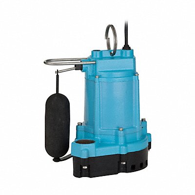 LITTLE GIANT 506858 Sump Pump Cast Iron Body 1/3 hp