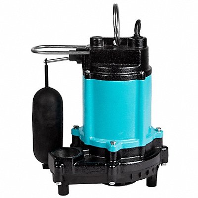 LITTLE GIANT 510803 Sump Pump Cast Iron Body 1/2 hp