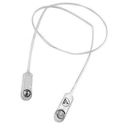 MENDA 35108 Breakaway Lanyard Clip Vinyl Clear 37 L