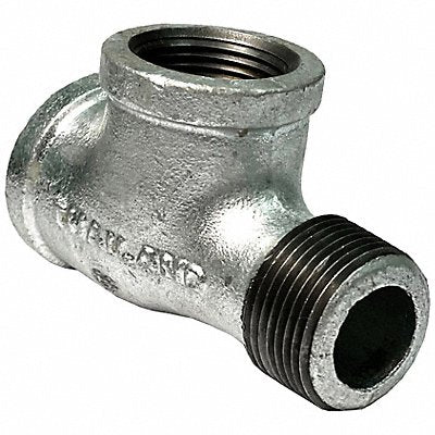 GRAINGER 783YD4 Street TeeGalvanised MI 150 1/2 in NPT
