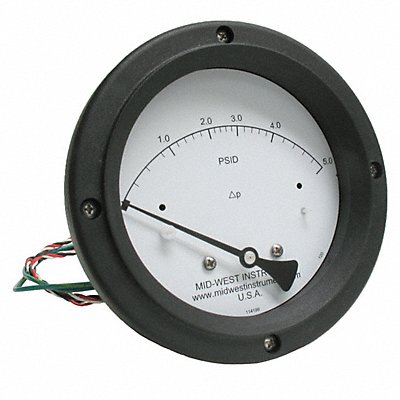 MIDWEST INSTRUMENT 120SC00OAA5P K4586 Differential Pressure Gauge and Switch