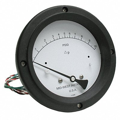 MIDWEST INSTRUMENT 120SC00OAA10P K4586 Differential Pressure Gauge and Switch