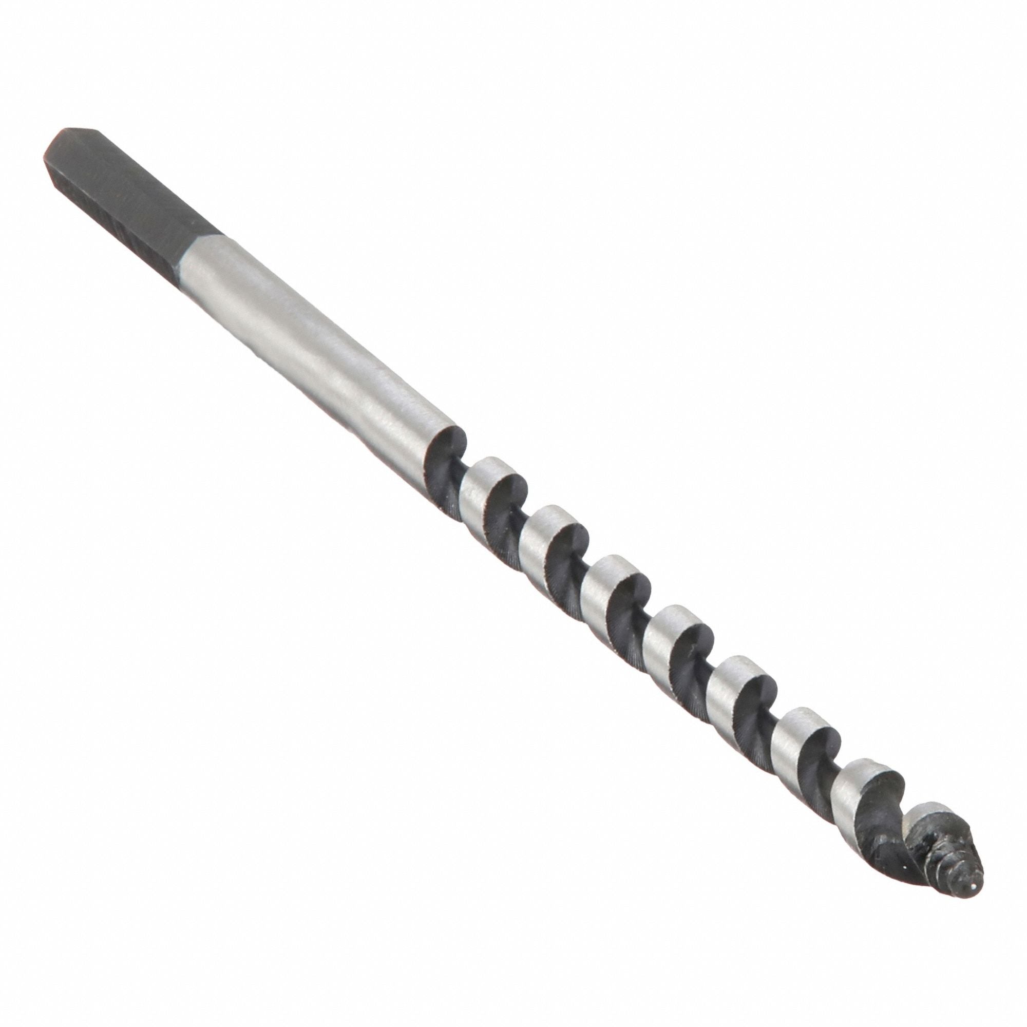 IRWIN 49904 Auger Bits 1/4in Bit Size Length 7.5in