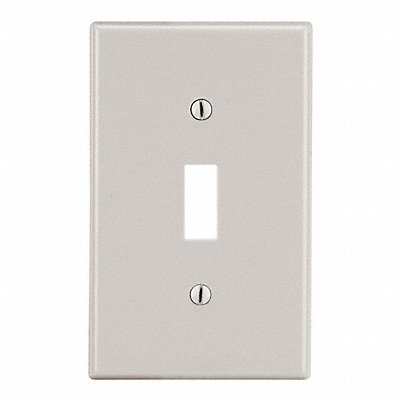 HUBBELL P1LA Rocker Wall Plate Light Alm 1Gang Toggle