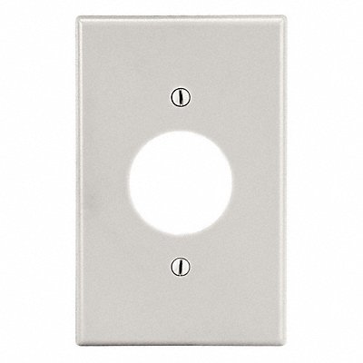 HUBBELL P7LA Opening Wall Plate Brown 1 Gang Standard