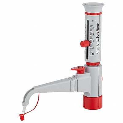 GLOBE SCIENTIFIC GBTDR10 Bot Top Dispenser 10 mL Min 1 mL-Max 10 mL