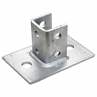 VAST V61SQEG Strut Channel Fitting Silver 1/4