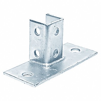 VAST V63SQEG Strut Channel Fitting Silver 1/4