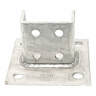VAST V70SQS2 Strut Channel Fitting Silver 1/4