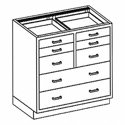 BLICKMAN FC35HS Base Cabinet (8) Drawers 35 W