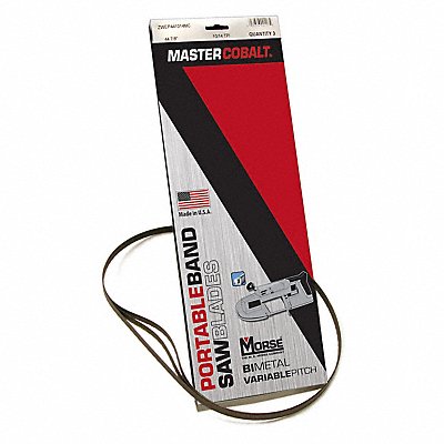 MORSE 1182 Portable Band Saw Blade 14/18 TPI PK3