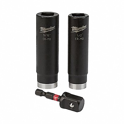 MILWAUKEE 49664485 Impact Socket Set Steel Black Oxide