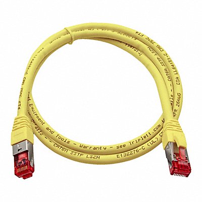 TRIPLETT CAT6A3YL Patch Cable CAT6A 10GBPS Yellow