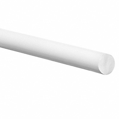 GRAINGER ZUSARC1752 K4782 Buna-N Round Cord 7/16 D 50 L 70A White