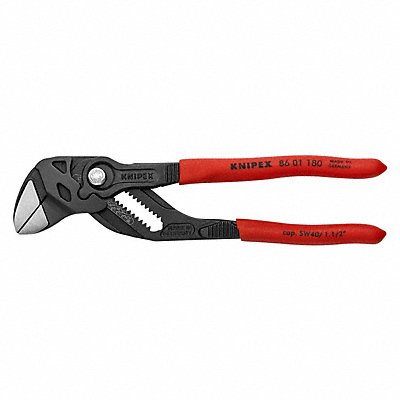 KNIPEX 8601180 Black Pliers Wrench Steel 180 mm