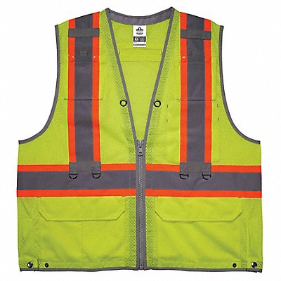 GLOWEAR BY ERGODYNE 24179 Safety Vest ANSI Class 2 4XL/5XL Size