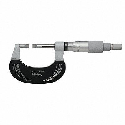 MITUTOYO 12215110 Mechanical Blade Micrometer 0 in to 1 in