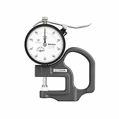 MITUTOYO 7300ACAL Dial Thcknss Gauge Cermic 0 in to 0.5 in