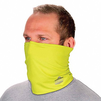 CHILL-ITS BY ERGODYNE 6489 Cooling Neck Gaiter Lime S/M
