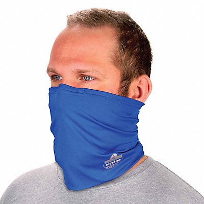 CHILL-ITS BY ERGODYNE 6489 Cooling Neck Gaiter Blue S/M