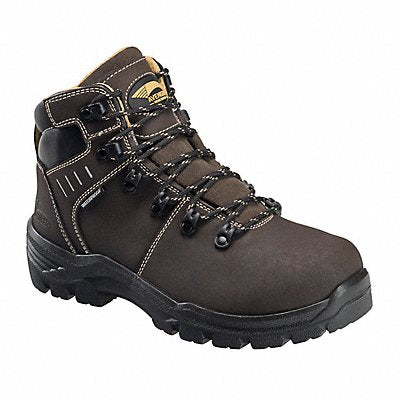 AVENGER SAFETY FOOTWEAR 74528M 6-Inch Work Boot M 8 Brown PR