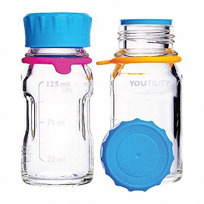 DURAN 218812854 Bottle 124 mm H Clear 55 mm Dia PK4