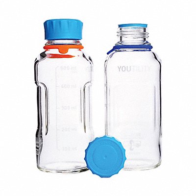 DURAN 218814452 Bottle 193 mm H Clear 78 mm Dia PK4