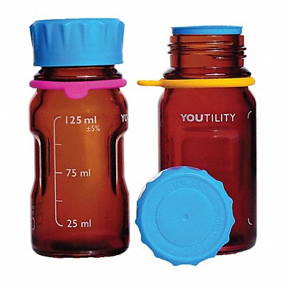 DURAN 218862859 Bottle 124 mm H Amber 55 mm Dia PK4