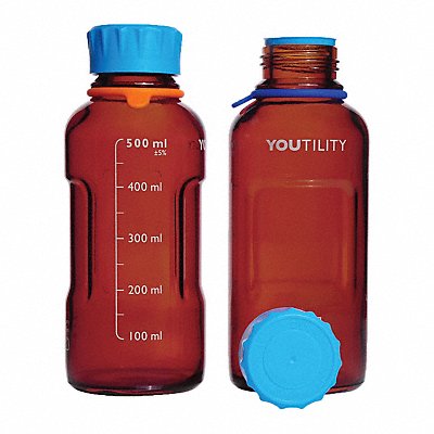 DURAN 218864457 Bottle 193 mm H Amber 78 mm Dia PK4