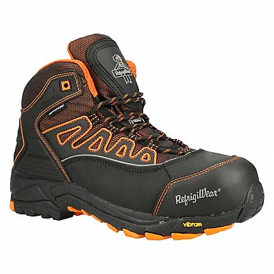 REFRIGIWEAR 1240CRBLK085 Hiker Boot 8 1/2 Black PR