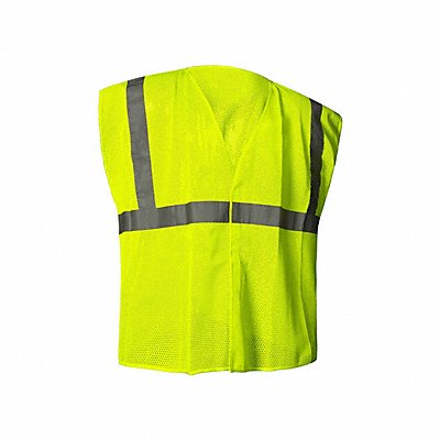CONDOR 786F67 Class 2 Lime Hook & Loop Mesh Non-