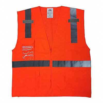 GRAINGER 786F93 Class 2 Surveyor Orange Non-Contrastin