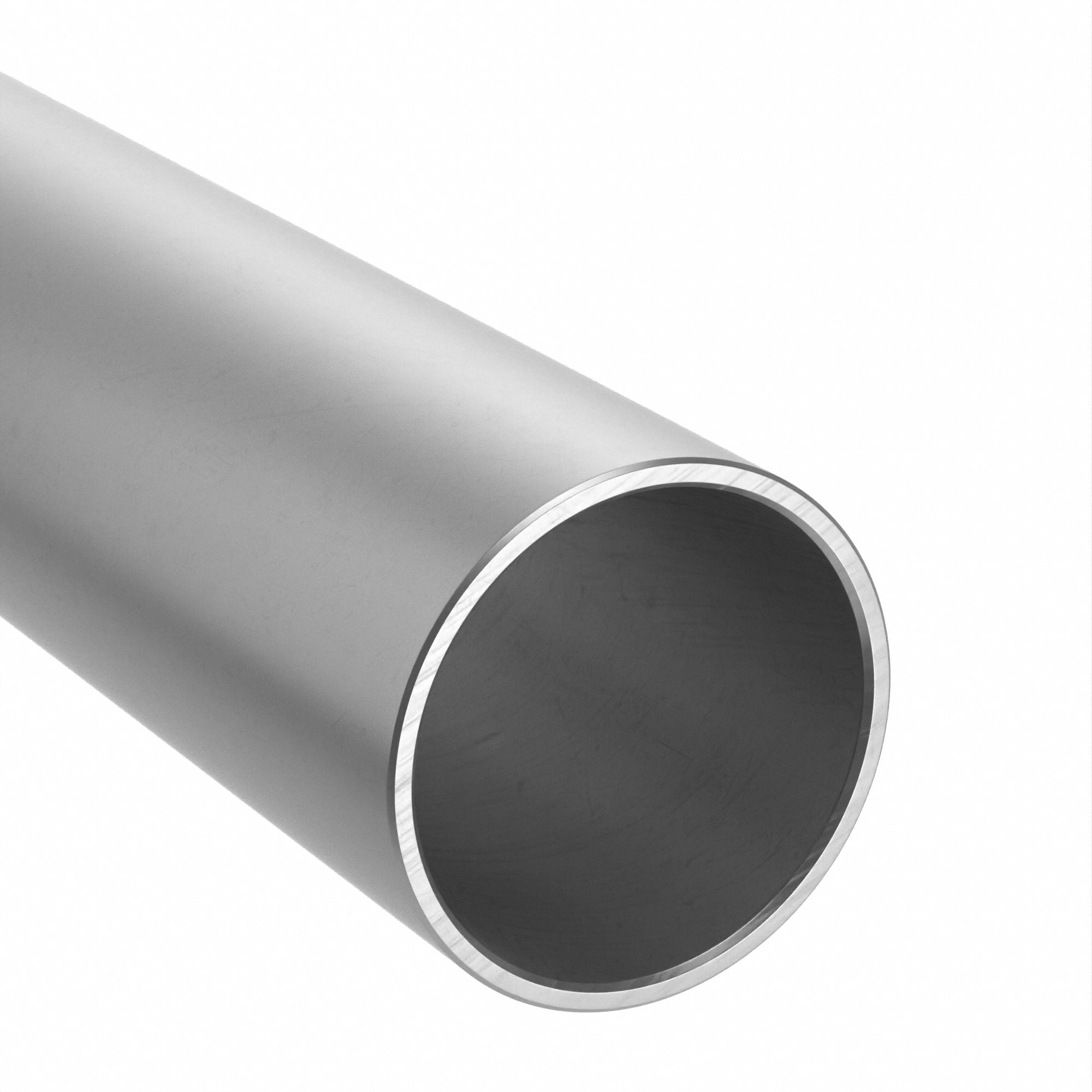 GRAINGER 1212720 Aluminum Round Tube 6 ft Overall L