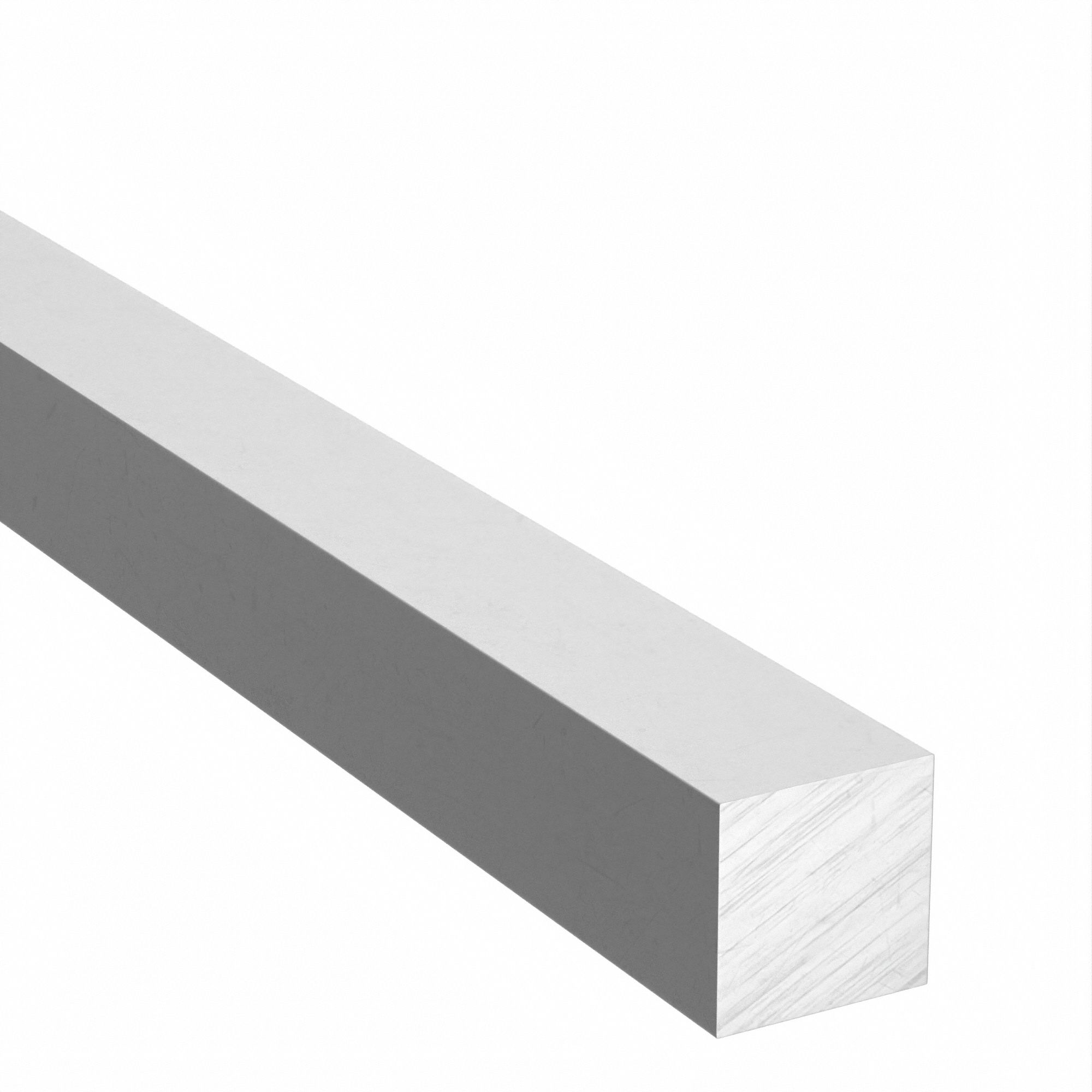 GRAINGER 26162480 Square Bar Stock Aluminum 1 in Over. W