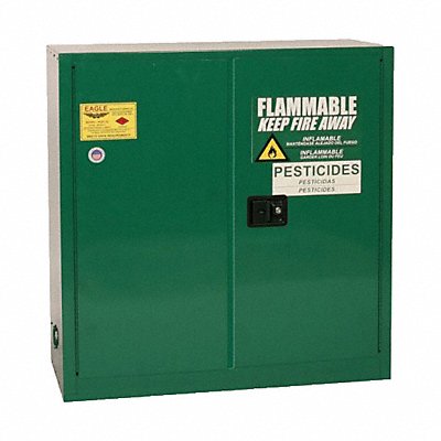 EAGLE PEST3010X Pesticides Safety Cabinet Green